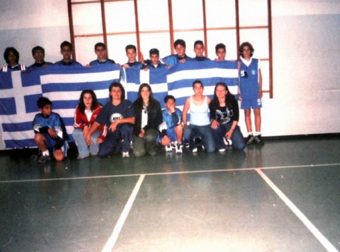 Delegation of Municipal Basketball Teams to the ADRIATICA CUP 2004 in Pesaro, Italy